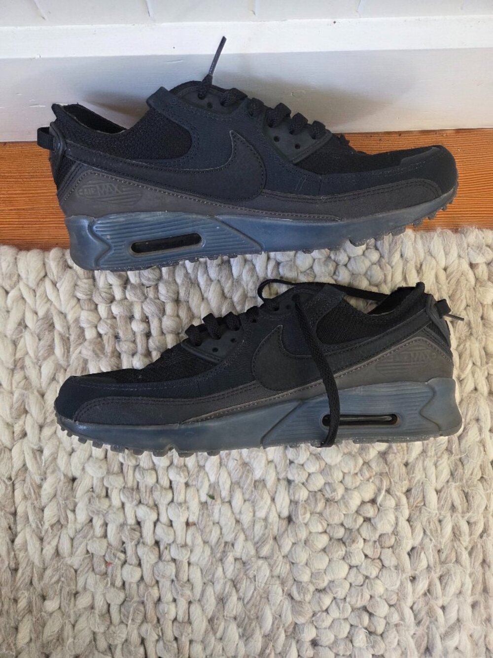 Size 10.5 - Nike Air Max Terrascape 90 Triple Black Men's Sneaker
